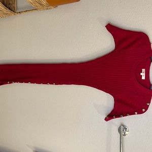 Short Sleeve Sweater Dress